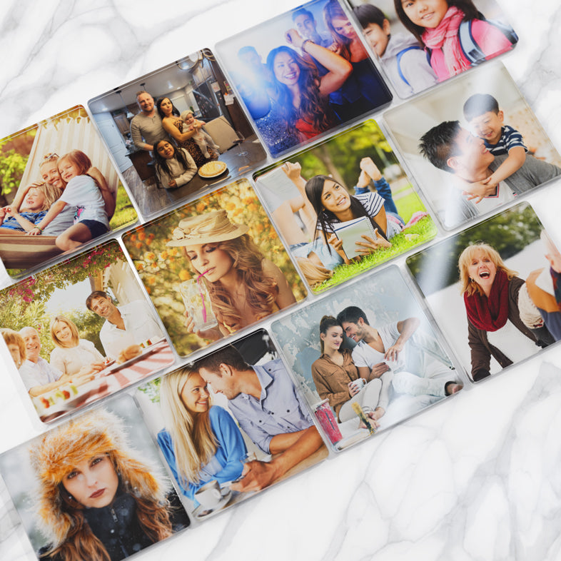 3x3 fridge magnets with your photo