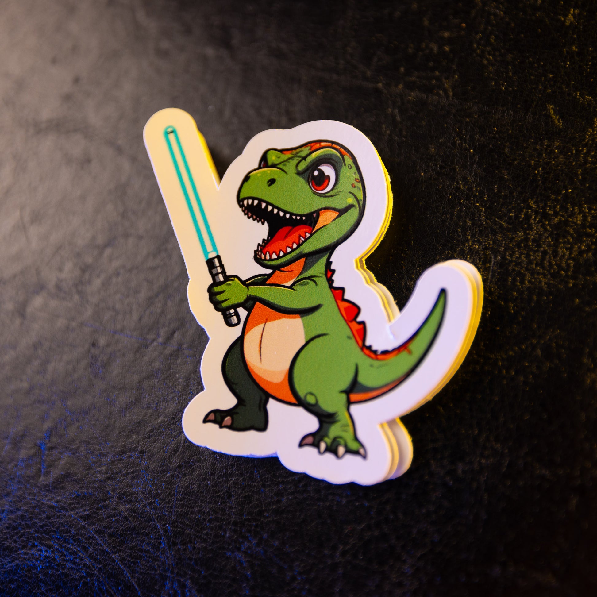 Custom Die cut stickers Dino