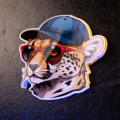 Sticker Cheetah Custom Die Cut Stickers